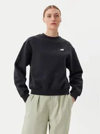 Bluzy damskie - New Balance Bluza WT51949 Czarny Oversize - miniaturka - grafika 1