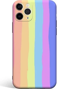 König Design Etui kompatybilne z Apple iPhone 11 Pro Plastic Soft Phone Case - wielokolorowe etui na telefon komórkowy - Etui i futerały do telefonów - miniaturka - grafika 1