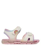 Buty dla dziewczynek - Nelli Blu Sandały CM230525-21 Żółty - miniaturka - grafika 1