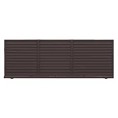 Ogrodzenia - Polbram Brama przesuwna bez przeciwwagi Kreta 4x1,5 m prawa brązowa - miniaturka - grafika 1