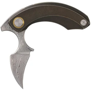Nóż składany Bestech Knives Strelit - Damascus/Bronze Titanium - Noże - miniaturka - grafika 1