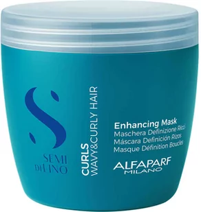 Alfaparf Alfaparf Semi di Lino Curls Wavy&Curly Hair Maska wzmacniająca i definiująca do włosów kręconych i falowanych 500ml 17048 - Maski do włosów - miniaturka - grafika 1