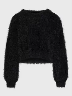 Swetry damskie - Glamorous Sweter TM0248 Czarny Regular Fit - grafika 1