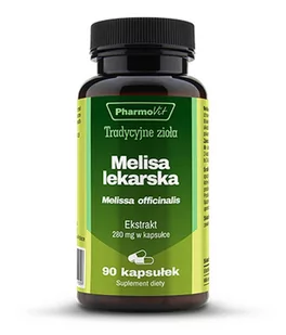 Pharmovit Melisa Lekarska 90 kaps/280 mg - Układ nerwowy - miniaturka - grafika 1