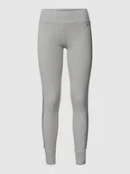 Spodnie sportowe damskie - Legginsy z detalami z logo - miniaturka - grafika 1