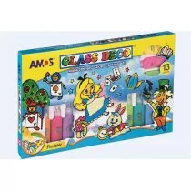 Amos Farby witrażowe 13 kolorów - Przybory szkolne - miniaturka - grafika 2