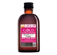 Suplementy diety - Gold Collagen Multidose 300 ml Suplement diety wzmacniający skórę, włosy oraz paznokcie - miniaturka - grafika 1