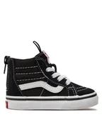 Buty dla dziewczynek - Vans Tenisówki Sk8-Hi Zip VN000XG5Y281 Czarny - miniaturka - grafika 1