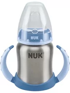 Butelki dla niemowląt - NUK Butelka "Learner Cup" w kolorze niebieskim do nauki picia - 125 ml - miniaturka - grafika 1