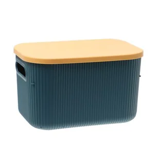 Organizer z pokrywką Lotos 13,4 l morski - Pudła i pojemniki do przechowywania - miniaturka - grafika 1