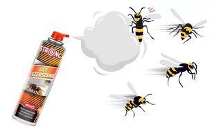 Środek na osy i szerszenie MIOTACZ, niszczy gniazda STRONG 750ml - Zwalczanie i odstraszanie szkodników - miniaturka - grafika 1