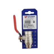 Zawory i kraniki - Zawór kulowy przelotowy WZMOCNIONY W-Z - 1/2" WADEP - miniaturka - grafika 1