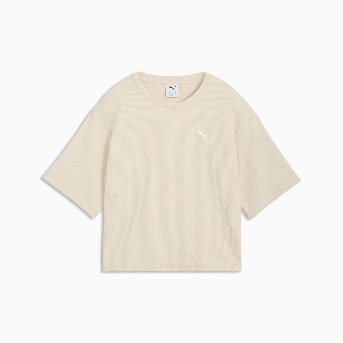 Koszulka damska Puma ESS ELEVATED RELAXED beżowa 69181387 r M