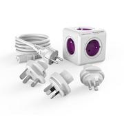 Kable - PowerCube PowerCube ReWirable + Travel Plugs + IEC Purple - miniaturka - grafika 1