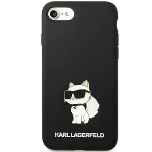 Karl Lagerfeld KLHCI8SNCHBCK iPhone 7/8/ SE 2020/2022 hardcase czarny/black Silicone Choupette - Etui i futerały do telefonów - miniaturka - grafika 5