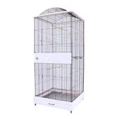 Klatki i wyposażenie dla ptaków - Skyline, woliera dla ptaków Loretto XL - Dł. 78 x szer. 75 x wys. 175 cm - miniaturka - grafika 1