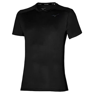 Koszulki męskie - Mizuno T-shirt męski, czarny, L - grafika 1