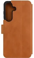 Etui i futerały do telefonów - Fixed Etui zamykane z naturalnej skóry ProFit do Galaxy S25 Plus, brązowe - miniaturka - grafika 1