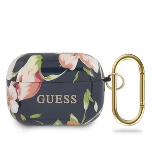 Guess Guess GUACAPTPUBKFL03 AirPods Pro cover niebieski/blue N.3 Flower Collection - Akcesoria do słuchawek - miniaturka - grafika 2