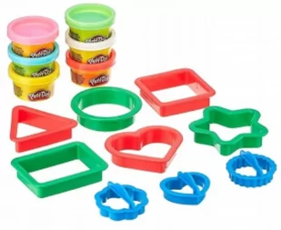 Ciastolina Play-Doh Kształty 6 Tub+ Foremki - Masy plastyczne - miniaturka - grafika 1