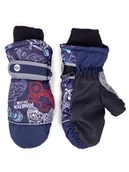 Rękawiczki - Rękawiczki narciarskie chłopięce jednopalczaste monster truck 12 cm - miniaturka - grafika 1