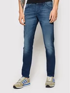 Spodnie męskie - Jack&Jones Jeansy Glenn 12194539 Niebieski Slim Fit - miniaturka - grafika 1