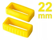 Akcesoria do smartwatchy - Szlufka do paska 22mm żółta, para / sleek&handy - miniaturka - grafika 1