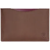 Etui na dokumenty i karty - Skórzane etui na paszport biometryczny (brąz) - miniaturka - grafika 1