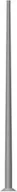 Lampy ogrodowe - Słup aluminiowy SAL-3M anodowany inox C45 - miniaturka - grafika 1