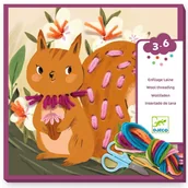 Zabawki kreatywne - Zestaw artystyczny do wyszywania - Haftowanie od podstaw Wiewiórka, Djeco - miniaturka - grafika 1