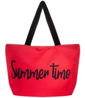 Torebki damskie - Letnia duża torba plażowa miejska SUMMER TIME - miniaturka - grafika 1