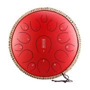 Perkusje - Hluru steel drum  TY15-14-Red 14&quot; 15 ton - miniaturka - grafika 1