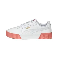 Trampki damskie - PUMA Damskie trampki Carina 2.0, Puma biały kwiat hibiskusa Puma Gold, 38.5 EU - miniaturka - grafika 1