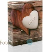 Albumy fotograficzne - Lotmar Album wsuwany Wood kamień Love (304 zdjęć 10x15) - miniaturka - grafika 1