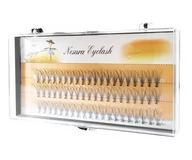 Sztuczne rzęsy i akcesoria - Nesura Jedwabne Kępki Żółte Rzęsy 11 mm - miniaturka - grafika 1