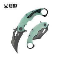 Noże - Nóż składany Kubey Wrath Jade G10, Blackwashed 14C26N by MUZI Design (KU261K) - miniaturka - grafika 1