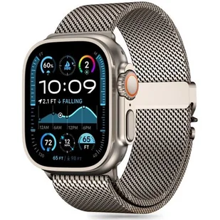 Pasek TECH-PROTECT Milano do Apple Watch 6/7/8/9/10/SE/Ultra 1/2 (44/45/46/49mm) Tytanowy - Akcesoria do smartwatchy - miniaturka - grafika 1