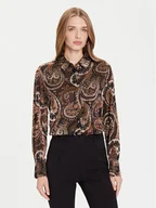 Koszule damskie - Guess Koszula W5BH78 W2770 Brązowy Regular Fit - miniaturka - grafika 1