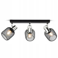 Lampy sufitowe - Lampa Sufitowa Żyrandol Plafon Vintage LOFT Reflektor 444-BG3 E27 Z Siatki - miniaturka - grafika 1