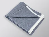 Koce - Eskimo Pled wełniany Venezia Navy - miniaturka - grafika 1