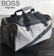 Torby sportowe - Hugo Boss Hugo Boss, Hugo Boss, Polyester, Bag, Gym, Grey, For Men For Men - miniaturka - grafika 1