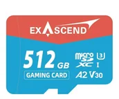 Karty pamięci - ExAscend 512GB microSDXC Gaming UHS-I - miniaturka - grafika 1