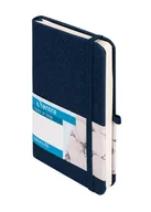 Szkolne artykuły papiernicze - Antra Notes A6 Linia Sakura Granatowy - miniaturka - grafika 1
