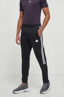 Spodnie męskie - adidas spodnie dresowe TIRO kolor czarny wzorzyste - miniaturka - grafika 1
