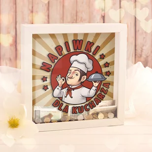 SKARBONKA 3D Na Napiwki dla Kucharza - Skarbonki - miniaturka - grafika 1