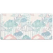 Podkładki na biurko - Mata na biurko dla dzieci Bajkowe niebo 120x60 cm - miniaturka - grafika 1