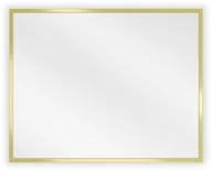 Lustra - Mexen Loft lustro łazienkowe prostokątne 50 x 40 cm, rama złota - 9852-050-040-000-50 - miniaturka - grafika 1