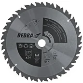 Tarcze do pił - Dedra Piła tarczowa z węglikiem spiekanym do drewna 315 mm x 30 mm x 24T (1801do1900-45-uniw) - miniaturka - grafika 1
