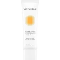 Kremy do twarzy z filtrem - Cell Fusion C Derma Relief Sunscreen, Krem przeciwsłoneczny dla skóry suchej, SPF50+/PA++++ - miniaturka - grafika 1