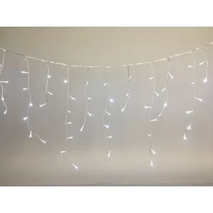Lampki zewnętrzne kurtyna 480 LED 5 m zimny biały - Oświetlenie świąteczne - miniaturka - grafika 1